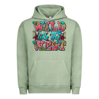 Pigment Oil Green wild like the west Urban Hoodie - Zillion Design Studio