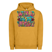 Pigment Peanut Butter wild like the west Urban Hoodie - Zillion Design Studio