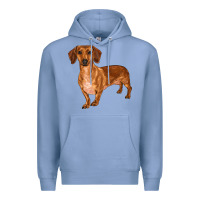 Colony Blue dachshund Premium Hoodie - RanaPortraitStore