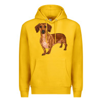 Lemon dachshund Premium Hoodie - RanaPortraitStore