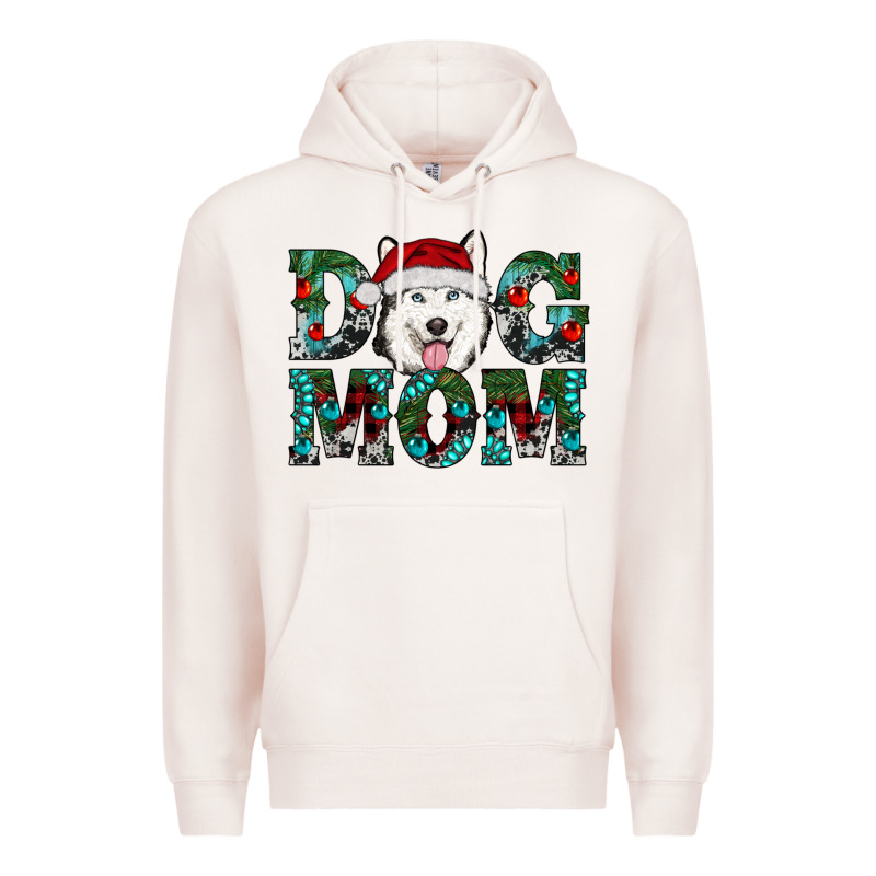 Christmas Dog Mom Husky Premium Hoodie by RanaPortraitStore | Teevron