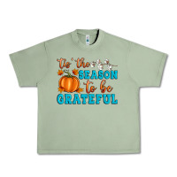 Oil Green Tis' the Season To Be Grateful Urban Heavy Tee - Artiststas