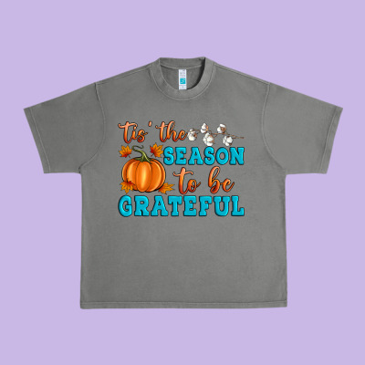 Tis' The Season To Be Grateful Urban Heavy Tee Designed By Artiststas