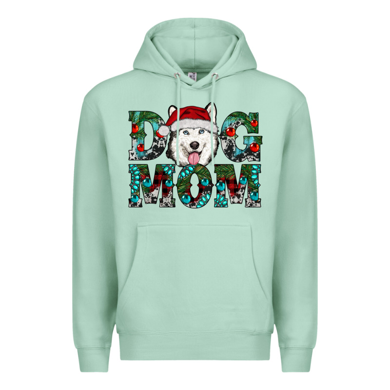 Christmas Dog Mom Husky Premium Hoodie by RanaPortraitStore | Teevron