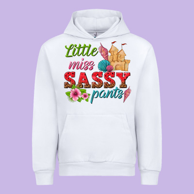 Little Miss Sassy Pants Urban Hoodie Designed By Texasbilliewilder