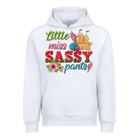 White little miss sassy pants Urban Hoodie - texasbilliewilder