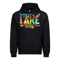 Black living on lake time Urban Hoodie - texasbilliewilder