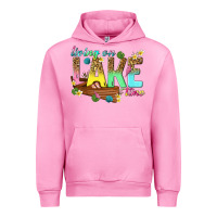 Fuchsia Pink living on lake time Urban Hoodie - texasbilliewilder