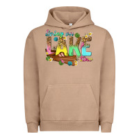 Pigment Burro living on lake time Urban Hoodie - texasbilliewilder