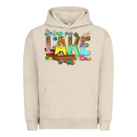 Pigment French Oak living on lake time Urban Hoodie - texasbilliewilder