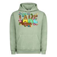 Pigment Oil Green living on lake time Urban Hoodie - texasbilliewilder