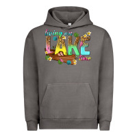 Pigment Tornado living on lake time Urban Hoodie - texasbilliewilder