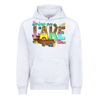 White living on lake time Urban Hoodie - texasbilliewilder