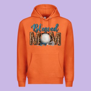 Western Blessed Mom With Lacrosse Premium Hoodie Designed By Texasbilliewilder