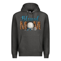 Charcoal Heather western blessed mom with lacrosse Premium Hoodie - texasbilliewilder