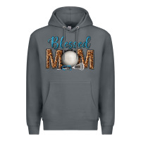 Rock western blessed mom with lacrosse Premium Hoodie - texasbilliewilder