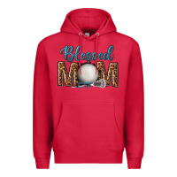 Cardinal western blessed mom with lacrosse Premium Hoodie - texasbilliewilder