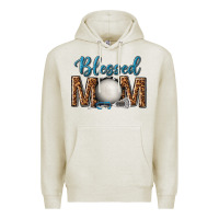 Oatmeal Heather western blessed mom with lacrosse Premium Hoodie - texasbilliewilder