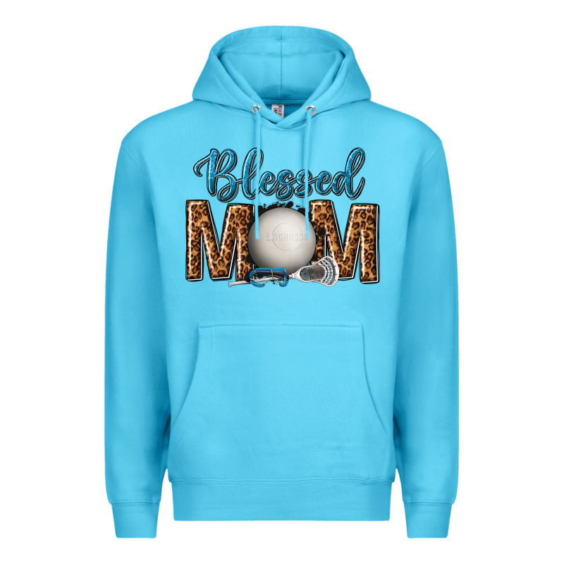 Western Blessed Mom With Lacrosse Premium Hoodie by texasbilliewilder | Teevron