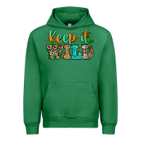 Emerald keep it wild Urban Hoodie - Zillion Design Studio
