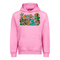 Fuchsia Pink keep it wild Urban Hoodie - Zillion Design Studio