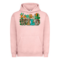 Pigment Salmon keep it wild Urban Hoodie - Zillion Design Studio