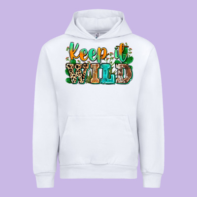 Keep It Wild Urban Hoodie Designed By Zillion Design Studio