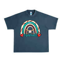 Midnight Navy Baseball Rainbow Urban Heavy Tee - RanaPortraitStore