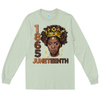 Matcha 1865 juneteenth black women Long Sleeve Tee - BarkalooDesign