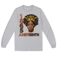 Moon Dust 1865 juneteenth black women Long Sleeve Tee - BarkalooDesign
