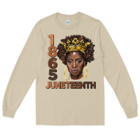 Mushroom 1865 juneteenth black women Long Sleeve Tee - BarkalooDesign