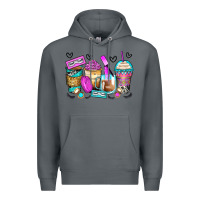 Rock eyelash coffee cups Premium Hoodie - Zillion Design Studio