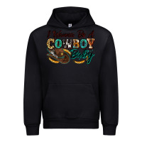 Black i wanna be a cowboy baby Urban Hoodie - Zillion Design Studio
