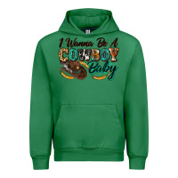 Emerald i wanna be a cowboy baby Urban Hoodie - Zillion Design Studio