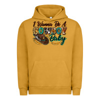 Pigment Peanut Butter i wanna be a cowboy baby Urban Hoodie - Zillion Design Studio