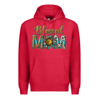 Cardinal western blessed mom with sunflower Premium Hoodie - texasbilliewilder