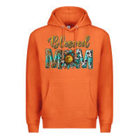 Carrot western blessed mom with sunflower Premium Hoodie - texasbilliewilder