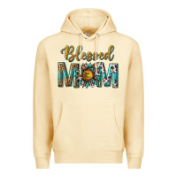 Pina Colada western blessed mom with sunflower Premium Hoodie - texasbilliewilder