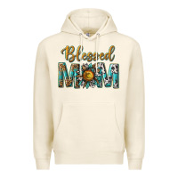 Tofu western blessed mom with sunflower Premium Hoodie - texasbilliewilder