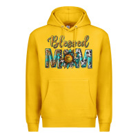 Lemon western blessed mom with sunflower Premium Hoodie - texasbilliewilder