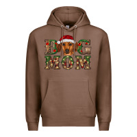 Chestnut christmas dog mom dachshund Premium Hoodie - RanaPortraitStore