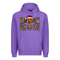 Purple christmas dog mom dachshund Premium Hoodie - RanaPortraitStore