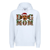White christmas dog mom dachshund Premium Hoodie - RanaPortraitStore