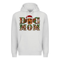 Dove Grey christmas dog mom dachshund Premium Hoodie - RanaPortraitStore
