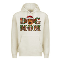 Oatmeal Heather christmas dog mom dachshund Premium Hoodie - RanaPortraitStore
