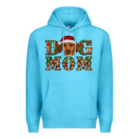 Ocean Blue christmas dog mom dachshund Premium Hoodie - RanaPortraitStore
