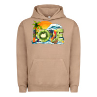 Pigment Burro love kiwi summer Urban Hoodie - texasbilliewilder