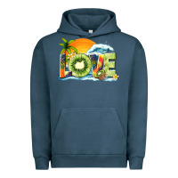 Pigment Midnight Navy love kiwi summer Urban Hoodie - texasbilliewilder