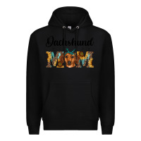 Black western dachshund mom Premium Hoodie - RanaPortraitStore
