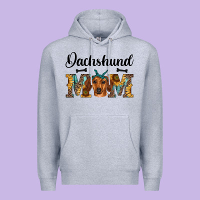 Western Dachshund Mom Premium Hoodie Designed By Ranaportraitstore